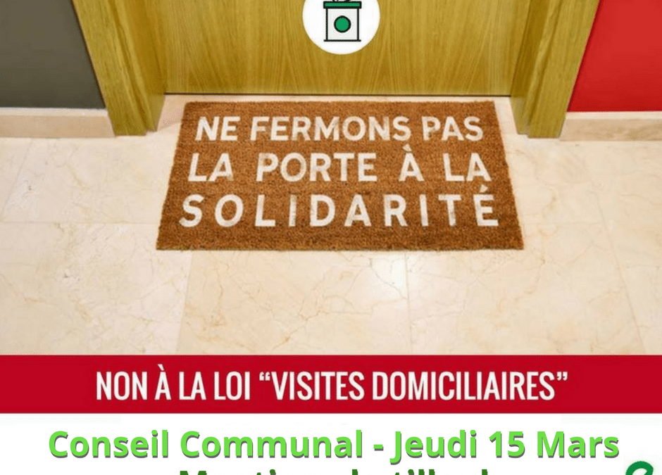 Montigny-le-Tilleul : le 15 mars, vote d’une motion contre les visites domiciliaires
